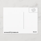 Hübsche Giftpostkarte Postkarte (Rückseite)