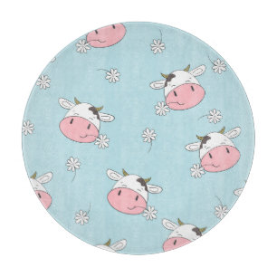 Hübsche Girl-Blume: HandGezeichnet Vintag Schneidebrett