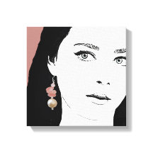 Hübsche Girl-Fashion-Illustration