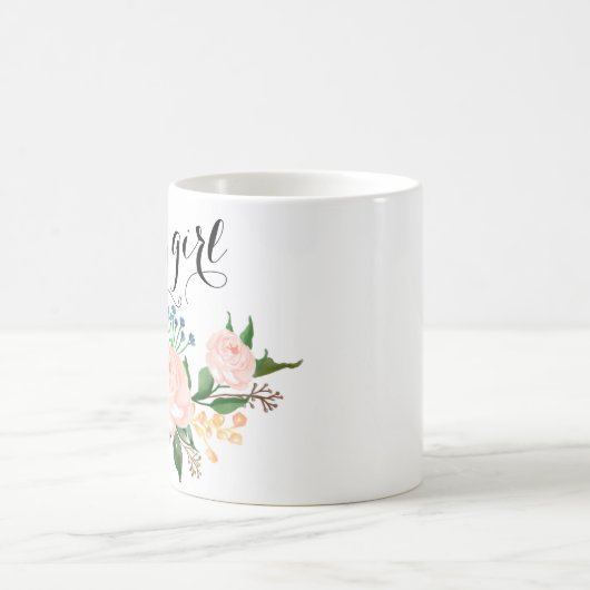 Hübsche Girl-Kaffee-Tasse Kaffeetasse (Mittel)