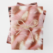 Hübsche Girl-Rose Geschenkpapier Set (Beispiel)