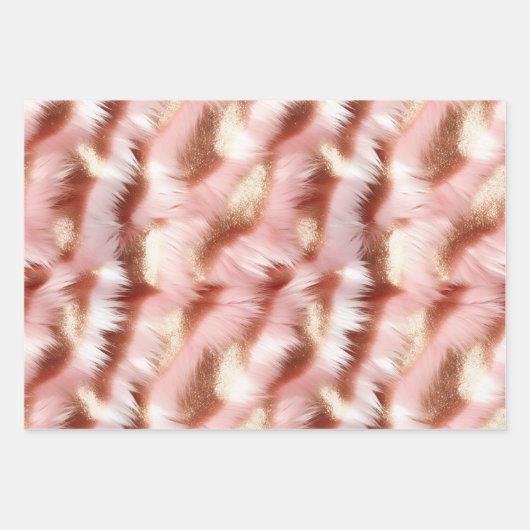 Hübsche Girl-Rose Geschenkpapier Set (Vorderseite)