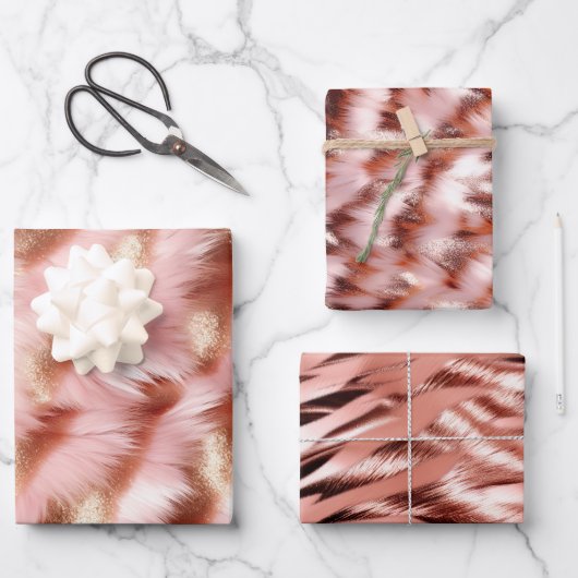 Hübsche Girl-Rose Geschenkpapier Set (Vorderseite)