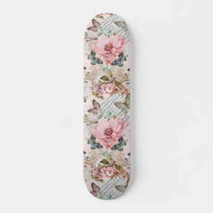 Hübsche Girl Vintag Decoupage Inspiriert Skateboar Skateboard