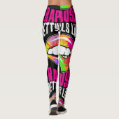 Hübsche Girls wie Trap Music Leggings (Rückseite)