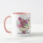 Hübsche Girly IHR SEHEN NIEDLICHEN HEUTE Einhorn R Tasse (Links)