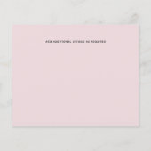 Hübsche Girly Pink Black (Rückseite)