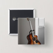 Hübsche Gitarre Button (Vorne & Hinten)