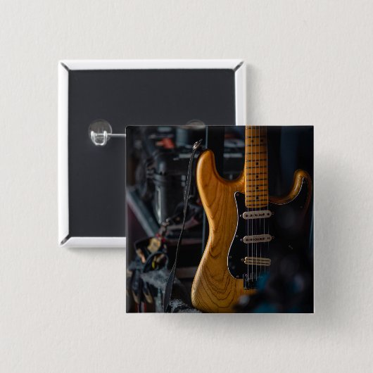 Hübsche Gitarre Button (Vorne & Hinten)