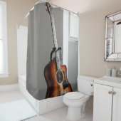Hübsche Gitarre Duschvorhang (Beispiel)