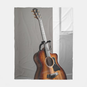 Hübsche Gitarre Fleecedecke