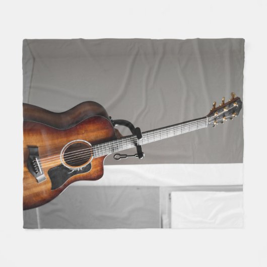 Hübsche Gitarre Fleecedecke (Vorderseite (Horizontal))
