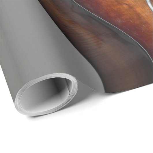 Hübsche Gitarre Geschenkpapier (Rolleneckpunkt)