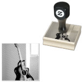 Hübsche Gitarre Gummistempel (Stempel)