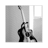 Hübsche Gitarre Gummistempel (Prägung)