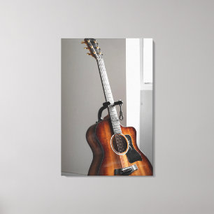 Hübsche Gitarre Leinwanddruck