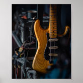 Hübsche Gitarre Poster (Vorne)