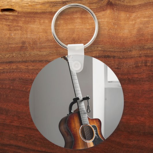 Hübsche Gitarre Schlüsselanhänger (Vorderseite)