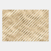 Hübsche Glam-Goldglanzpunkte Geschenkpapier Set (Vorderseite 3)
