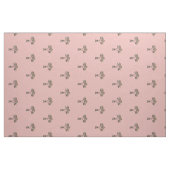 Hübsche Gold Tulips Art Deco Stil rosa Muster Stoff (Fat Quarter (45,7 x 55,9 cm))