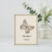 Hübsche Goldbarren Vielen Dank Party Baby Postkarte (Stehend Vorderseite)