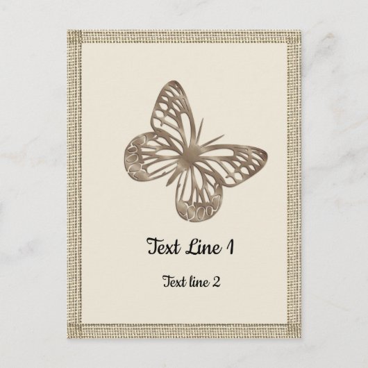 Hübsche Goldbarren Vielen Dank Party Baby Postkarte (Vorderseite)