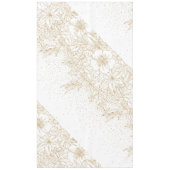 Hübsche Golddots Tischdecke (Vorderseite)