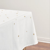 Hübsche Golddots Tischdecke (Beispiel)