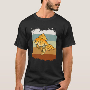 Hübsche Goldfisch Aquarium Kunstvolle Fische T-Shirt