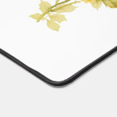 Hübsche goldgelbe Rosen mit Namen Schreibtischunterlage (Ecke)