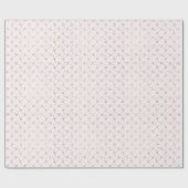 Hübsche Goldschneeflocken Weihnachten Geschenkpapier (Flach)