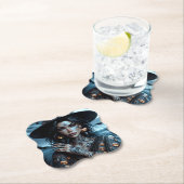 Hübsche Gotische Hexe mit Tattoos-Halloween-Party Untersetzer (Vor Ort)