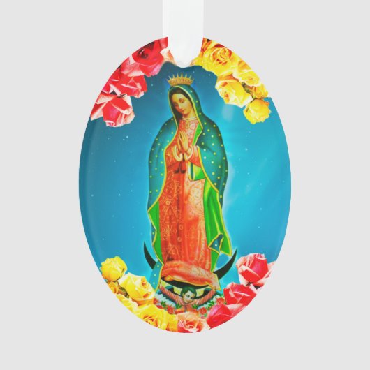 Hübsche Gottesmutter von Guadalupe Ornament (Vorderseite)