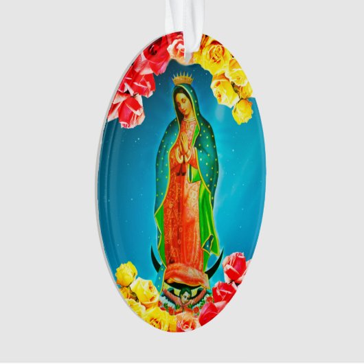 Hübsche Gottesmutter von Guadalupe Ornament (Vorderseite)