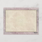 Hübsche Grafikkarte Postkarte (Rückseite)