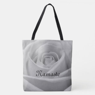 Hübsche graue Rose Namensgebung Tasche