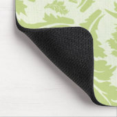 Hübsche grüne Blätter Mousepad (Ecke)