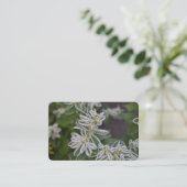 Hübsche Grüne Blume Blumengarten Visitenkarte (Stehend Vorderseite)