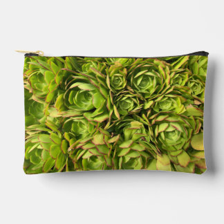 Hübsche grüne Blumen-Tasche für Kosmetik oder Stif Zubehörtasche