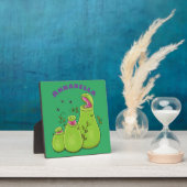 Hübsche grüne Fleischfresser-Pflanze Cartoon Fotoplatte (InSitu)