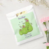 Hübsche grüne Fleischfresser-Pflanze Cartoon Geschenktütchen (Versiegelt)