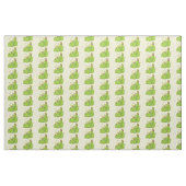 Hübsche grüne Fleischfresser-Pflanze Cartoon Stoff (Fat Quarter (45,7 x 55,9 cm))