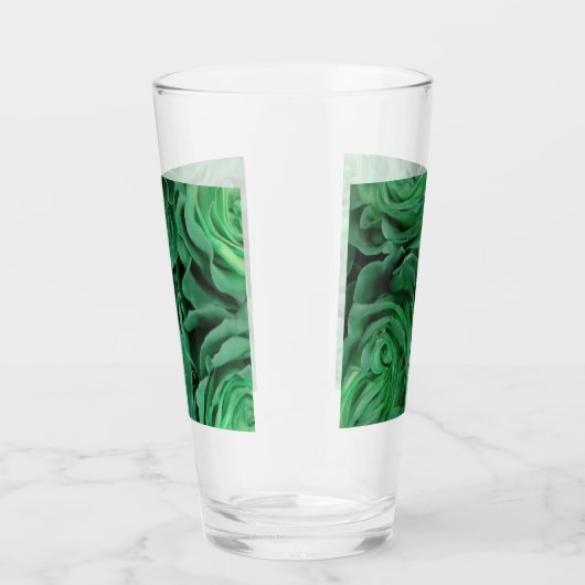 Hübsche grüne Rose Glas (Rechts)