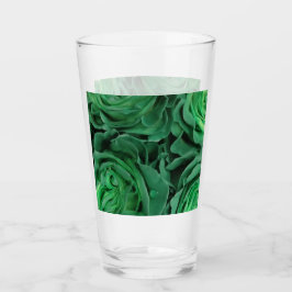 Hübsche grüne Rose Glas