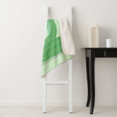 Hübsche grüne Schlange mit Maraca-Cartoon Sherpadecke (Beispiel)