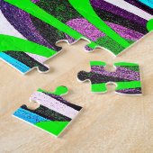 Hübsche grüne Sommer Kunst Puzzle (Seite)