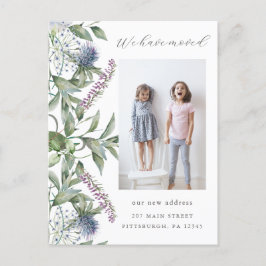 Hübsche Grünflächen Foto Adressenänderung Postkarte