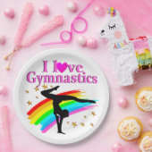 HÜBSCHE GYMNASTIK-CHAMPION PAPPTELLER (Party)