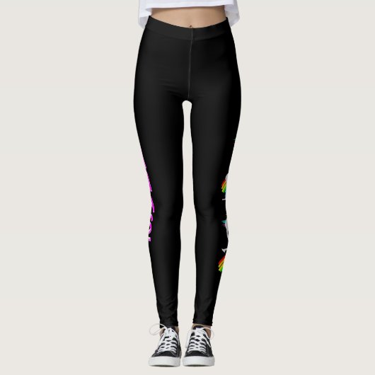 HÜBSCHE GYMNASTIK RAINBOUR LEGGINGS (Vorderseite)