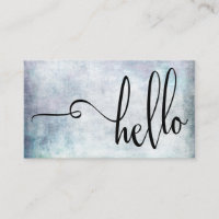 Hübsche hallo-Typografie über